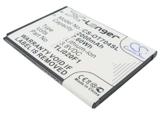Alcatel TLi018B2 TLi019B1 TLi019B2 TLi020F1 TLi020F2 TLi020FA TLi020G1 Battery Replacement for 5044 5044D - 1