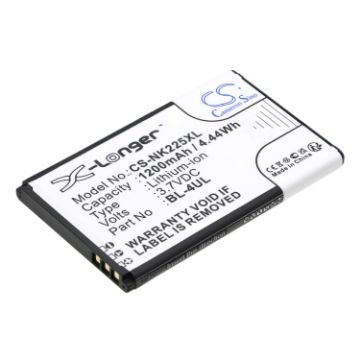 Replacement Battery for Nokia BL-4UL BL-4WL 3310 2017 Asha 225 - 1
