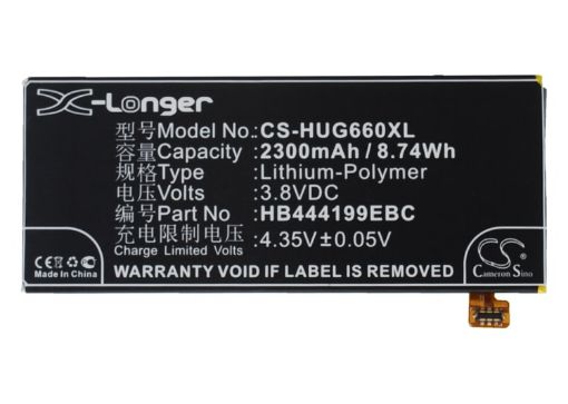 Replacement Battery Huawei HB444199EBC for Ascend G660-L075 - 1
