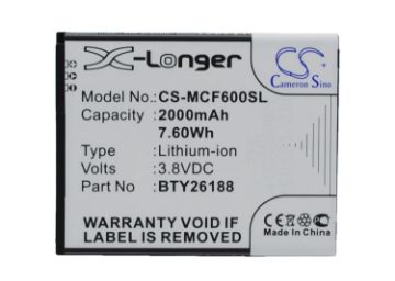 Mobistel BTY26188 Battery Replacement for Cynus F6 - 1