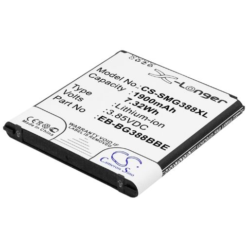 Picture of Battery Replacement Samsung EB-BG388BBE EB-BG388BBECWW GH43-04433A for Galaxy Active Neo Galaxy Xcover 3