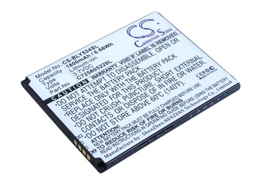 Battery Replacement Blu C725605220L for Studio 5.0 HD Studio 5.0 HD LTE - 1