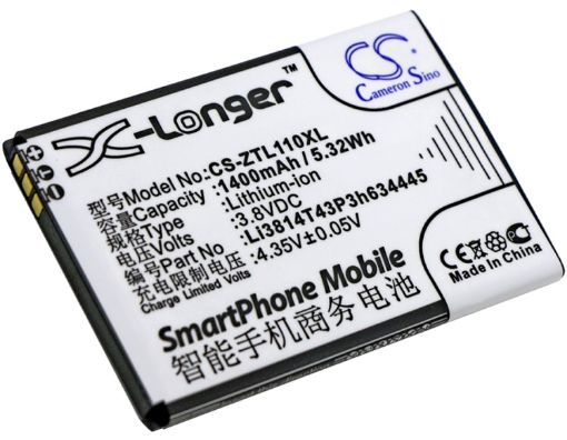 ZTE Li3814T43P3h634445 Battery Replacement for Blade L110 Dual SIM - 1