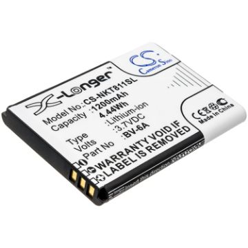 Replacement Battery Nokia BV-6A for 2720 8110 4G - 1