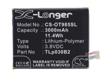 Alcatel C3000003C1 TLp030B1 TLp030B2 TLP030J1 Battery Replacement for One Touch Flash 2 Dual SIM - 1