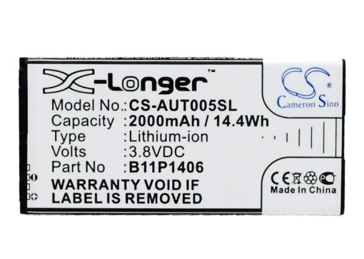 Battery Replacement Asus 0B200-01110000 B11P1406 for PadFone X Mini 4.5 - 1