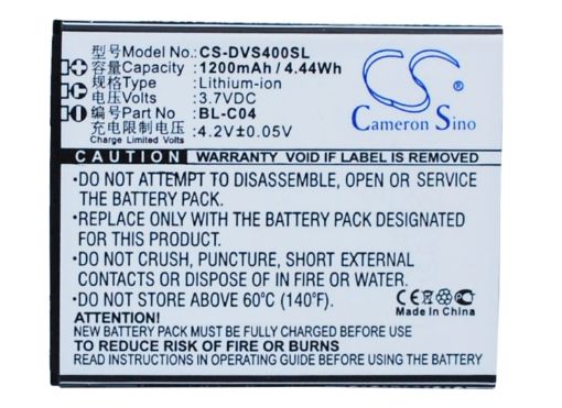 Picture of Battery Replacement Doov BL-C04 for D500 iSuper S1