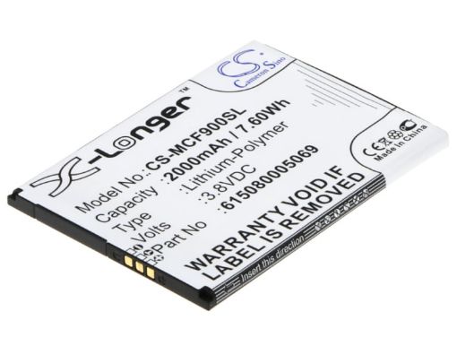 Mobistel 615080005069 Battery Replacement for Cynus F9 4G - 1