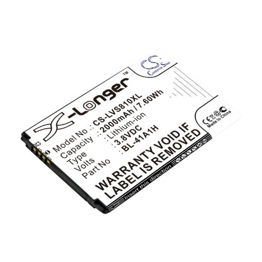 LG BL-41A1H Battery Replacement for CZ2112LWR D390 - 1