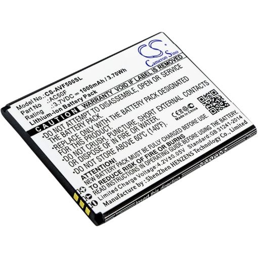 Picture of Battery Replacement Archos AC50F AC50FNEV for 50F NEON