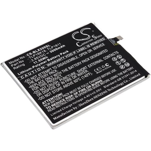 Battery Replacement Blu C766144300T TLP1611 TLP16G30 TLP16K18 for L0090 L0091UU - 1