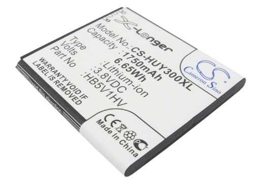 Replacement Battery Huawei HB5V1 HB5V1HV for Ascend G350 G350-U00 - 1