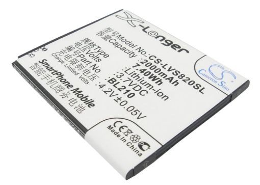 Lenovo BL210 Battery Replacement for A656 A658T - 1