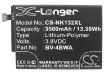 Replacement Battery Nokia BV-4BWA for Lumia 1320 - 5
