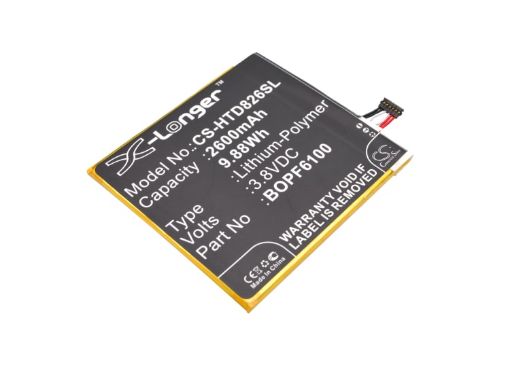 Battery Replacement for HTC 35H00232-00M 35H00232-01M B0PF6100 BOPF6100 - 1