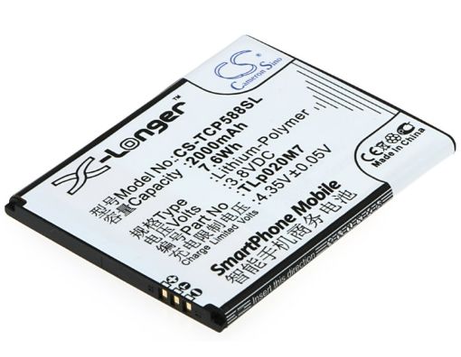 Replacement Battery TCL TLp020M7 for P588L TCL P588 - 1