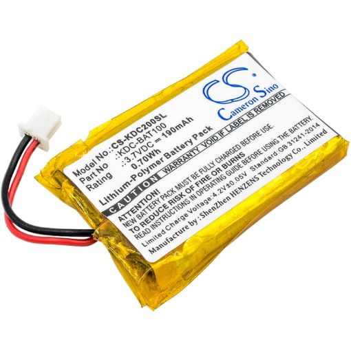 Koamtac 02-980-8680 KDC-BAT100 Battery Replacement for KDC-100 KDC200 - 1