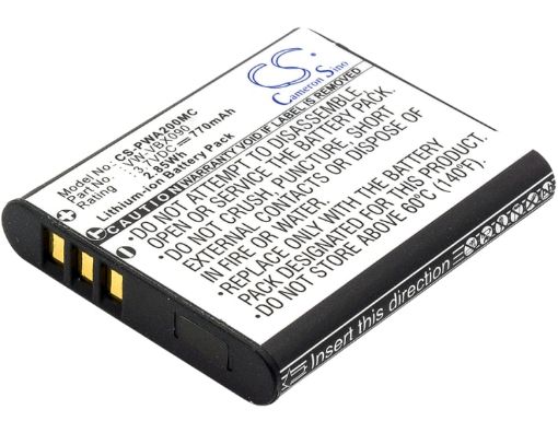 Panasonic VW-VBX090 Battery Replacement for HX-WA03 - 1