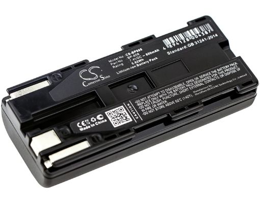 Canon BP-608 BP-608A Battery Replacement for C2 DM-MV1 - 1