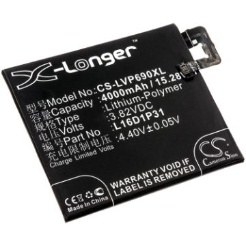 Lenovo L16D1P31 Battery Replacement for PB2-690N Phab 2 Pro - 1