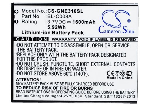 Gionee BL-C008A Battery Replacement for E3 E3T - 1