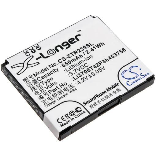 Picture of Battery Replacement Zte Li3706T42P3h453756 for R239
