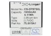 Alcatel TLi015A1 Battery Replacement for One Touch 975/975N - 5
