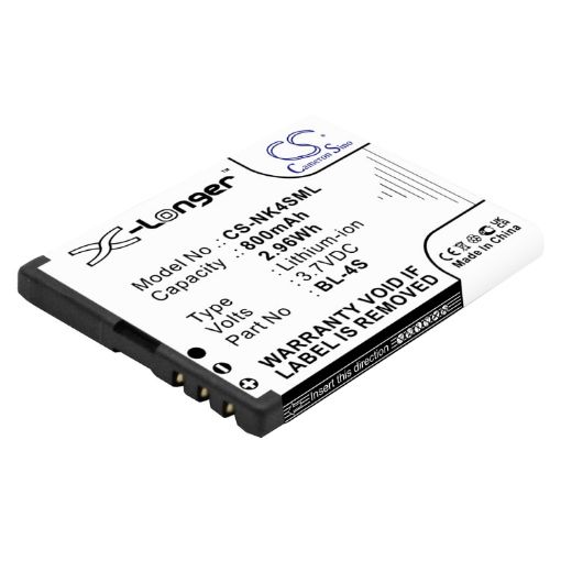 Replacement Battery Nokia BL-4S for 2680 2680 Slide - 1
