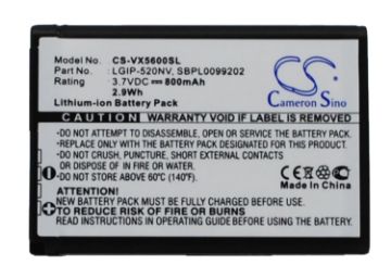 Verizon LGIP-520NV Battery Replacement for Cosmos Touch VN270 Envoy - 1