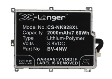 Battery Replacement Microsoft BV-4NW for Lumia 928 RM5250 - 1
