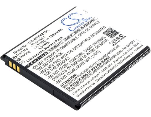 Alcatel TLi013A1 TLi013A7 Battery Replacement for One Touch Pixi 4 3.5 OT-4017 - 1