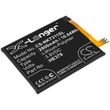 Battery Replacement Nokia HE378 for 3.1A TA1140 - 1