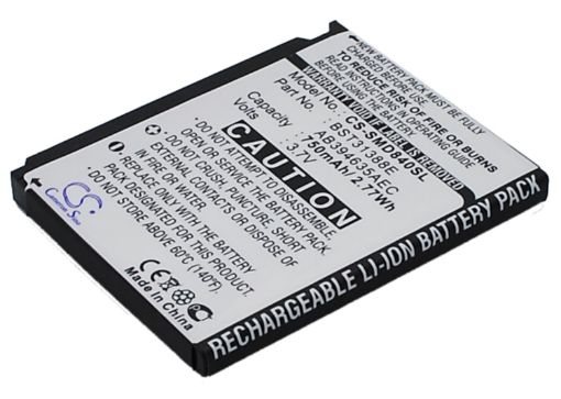 Samsung AB394635AEC/STD Battery Replacement for M359 SGH-D840 - 1