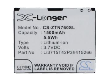 Li3715T42P3h415266 Battery Replacement for Fury - 1