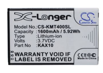 Kazam KAX10 KAX10MXJAK038738 KAX40 Battery Replacement for Trooper X4.0 - 1