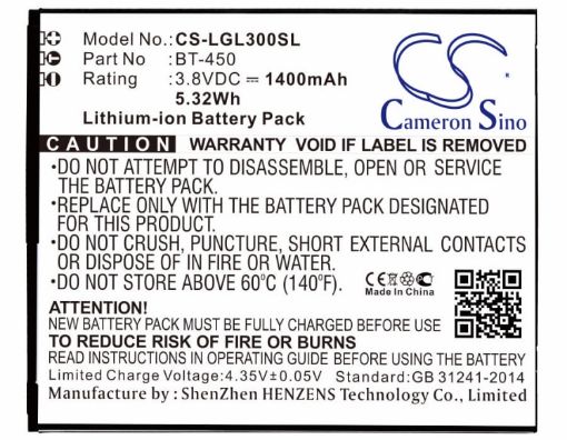 Leagoo BT-450 Battery Replacement for Lead 3 Lead 3S - 1