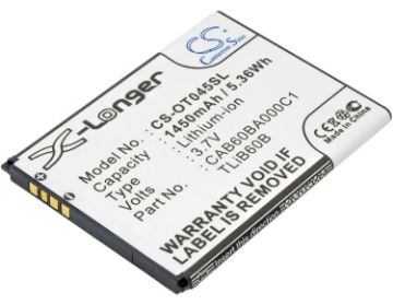 Replacement Battery for TCL J210 J300 - 1