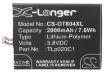 Replacement Battery for Tcl S950 S950T - 5