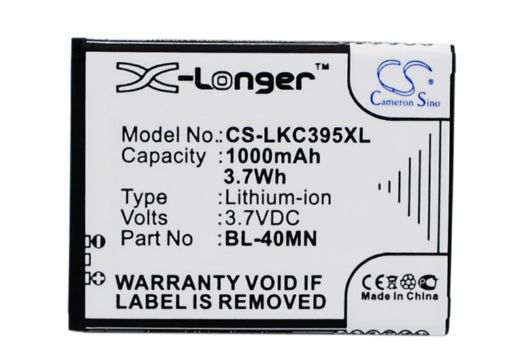 LG BL-40MN EAC61700902 Battery Replacement for C395 C395C - 1