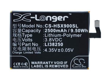 Hisense LI38250 Battery Replacement for HS-X5T X5T - 1