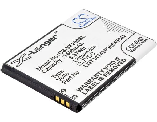 Battery Replacement Vodafone Li3714T42P3h645042 for Smart First 7 VFD 200 - 1