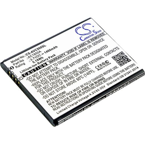 Replacement Battery for Archos AC1850A 45B Helium 50c Neon - 1