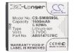 Samsung AB514757BC Battery Replacement for SCH-i859 SGH-I728A - 5