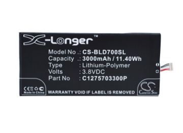 Battery Replacement Blu C1275703300P for D700 D700A - 1