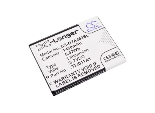 Alcatel TLi011A1 Battery Replacement for A463 A463BG - 1