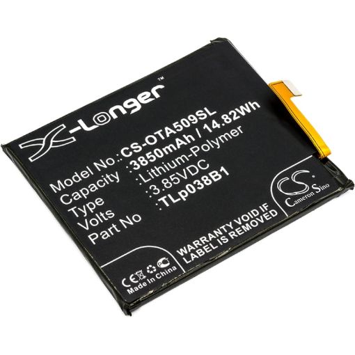 Alcatel CAC3860004C1 TLp038B1 Battery Replacement for 3V 5032W 5090Y - 1