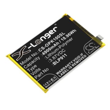 Replacement Battery Oppo BLP911 for CPH2373 K10 - 1