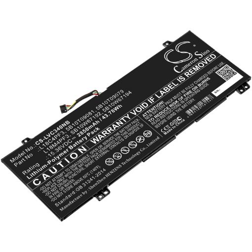 Lenovo Battery Replacement 5B10T09079 5B10T09081 5B10W67194 for IdeaPad C340-14API - 1