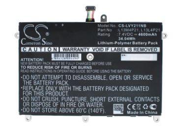 Lenovo 121500224 L13L4P21 L13M4P21 Battery Replacement for Ideapad Yoga 2 11 20332 - 1