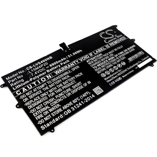 Battery Replacement Lenovo 5B10J50660 5B10J50662 L15L4P20 for Yoga 4S - 1